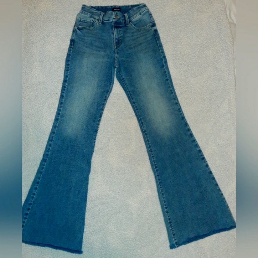 Women's Express Mid Rise 70s Flare Jeans